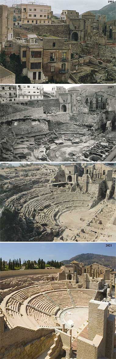 Picture 6 of A series of photos 'then and now' on streets around the world, proving the great influence of time