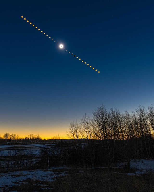 Picture 4 of Admire 'once in a hundred years' solar eclipse photos from many countries