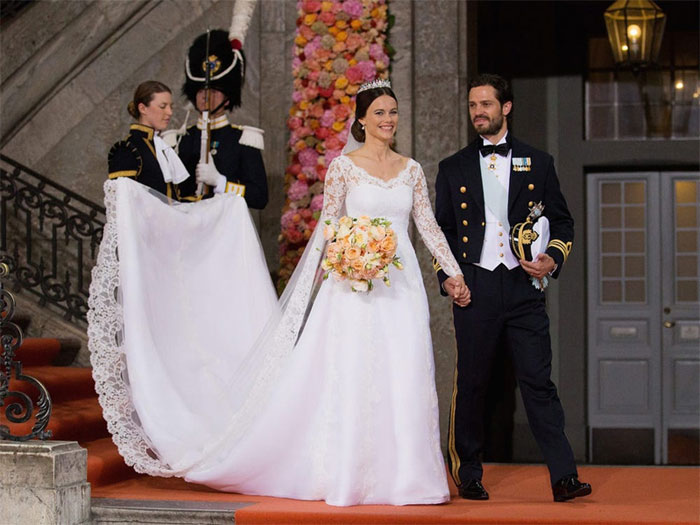 Picture 6 of Admire the wedding dresses of the world's royals