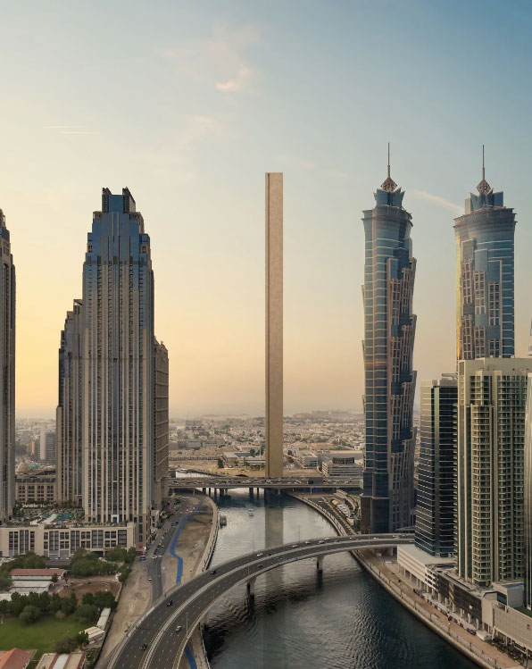 Picture 1 of Amazing super thin skyscraper project, only as wide as an apartment in Dubai