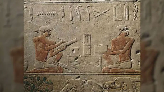 Picture 4 of Ancient Egyptians loved 2D painting, the style has many similarities with modern comics