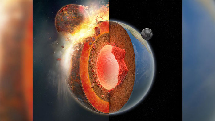 Picture 1 of Another planet hidden inside the Earth, causing the continents to shift