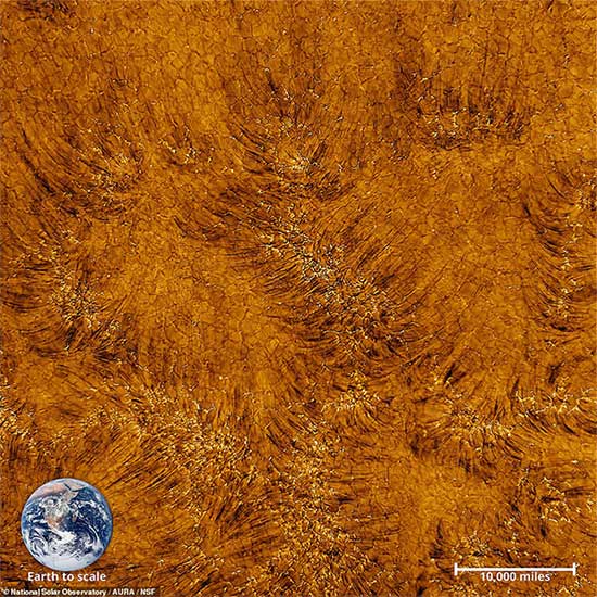 Picture 2 of Beautiful image of the Sun taken by the world's most modern telescope