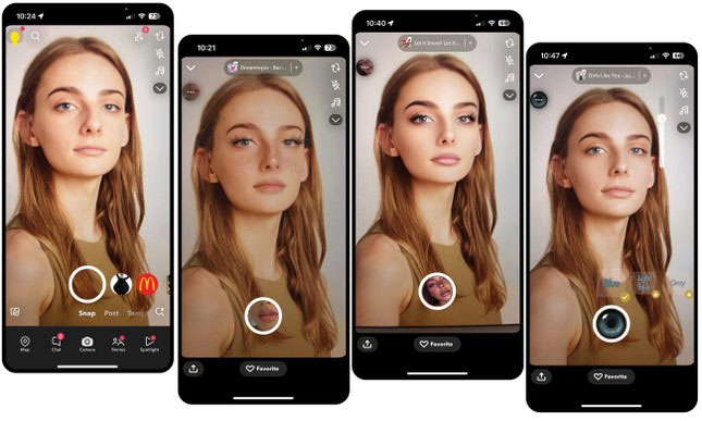 Picture 1 of 'Beauty filters' make young people feel self-conscious