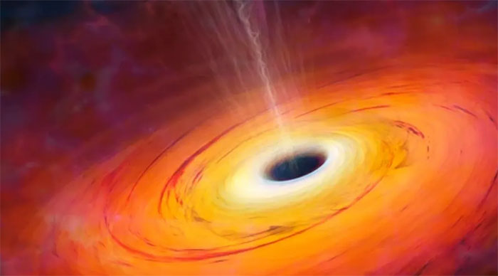 Picture 1 of Black holes create mysterious swirling 'structures' that could open 'gateways' into dark matter