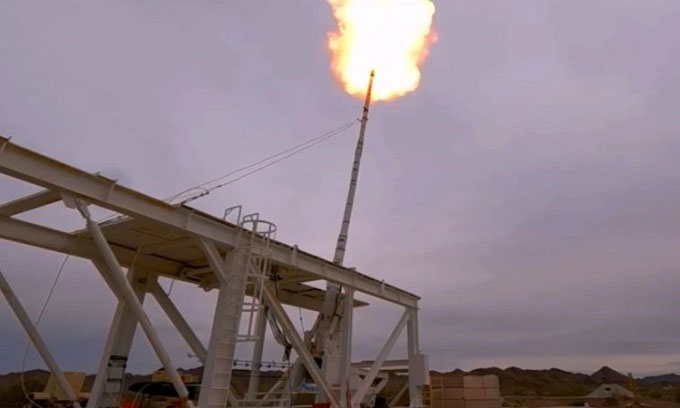 'Cannon' launches satellite into orbit in 10 minutes Picture 1