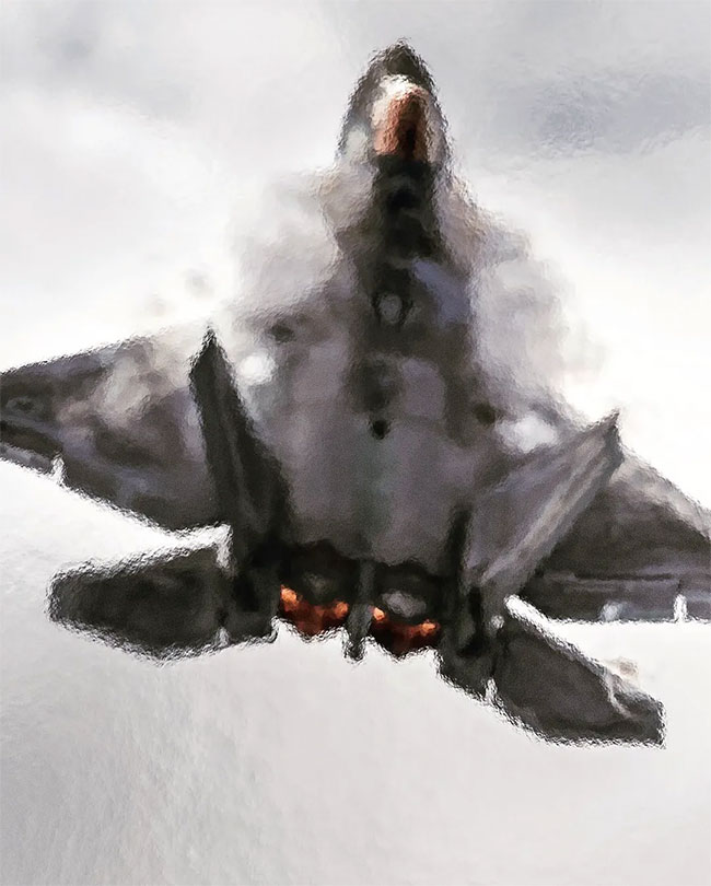 Picture 4 of Capture a rare image of a shock wave when the plane is near the speed of sound