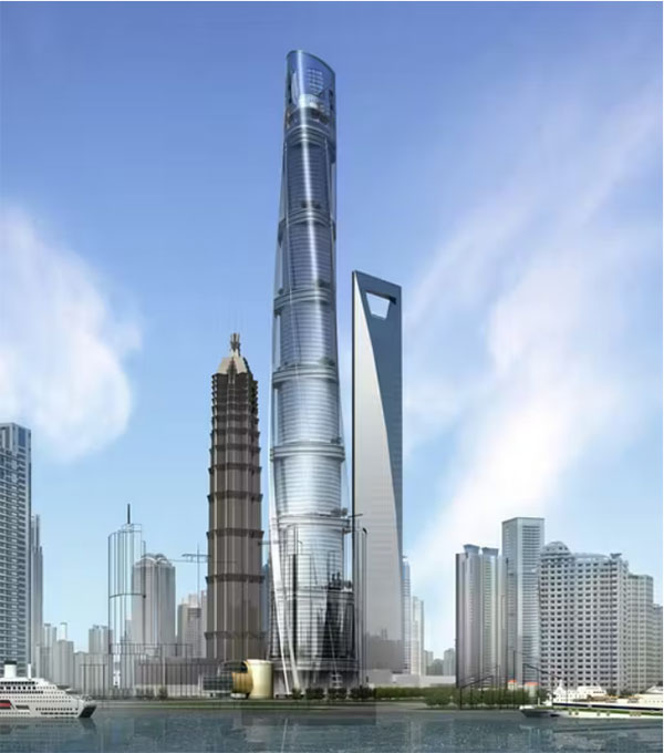 Picture 2 of China spends $14.8 billion to build record-high building but is said to be 'unreal'