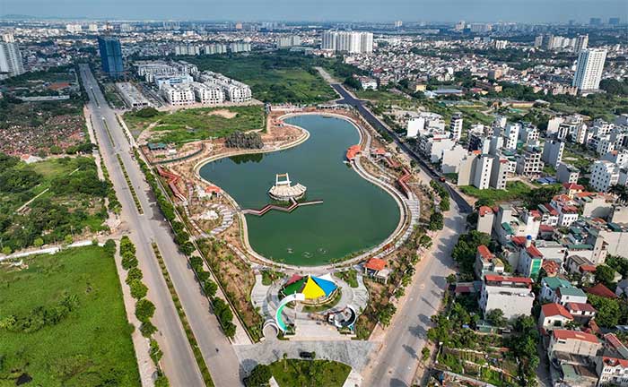 Picture 1 of Discover the new park worth nearly 200 billion VND in Long Bien district
