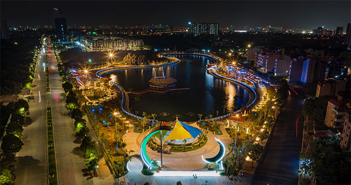 Picture 12 of Discover the new park worth nearly 200 billion VND in Long Bien district