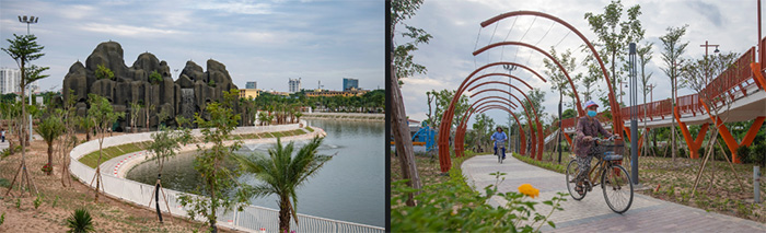 Picture 4 of Discover the new park worth nearly 200 billion VND in Long Bien district