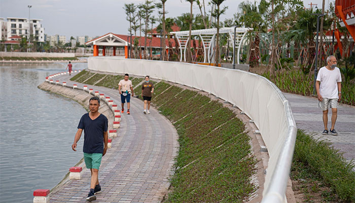 Picture 7 of Discover the new park worth nearly 200 billion VND in Long Bien district