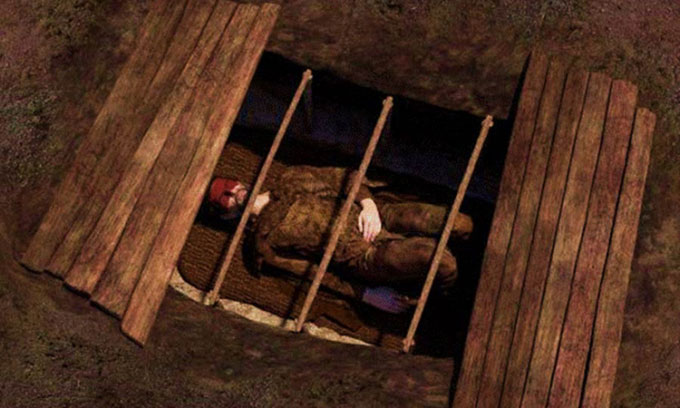 Picture 1 of Discovered 5,000-year-old remains covered with ocher color in Siberia
