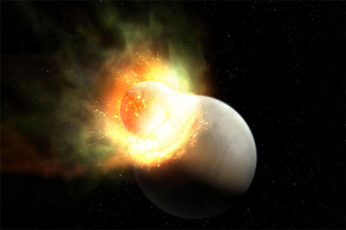 Discovered a planet that lost its entire atmosphere after a huge meteorite impact Picture 1