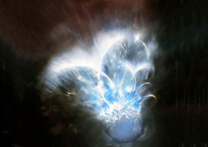 Picture 1 of Discovered a star that discharges a billion times more energy than the Sun