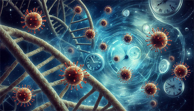 Picture 1 of Discovery of strange activity of ancient virus DNA in the human body
