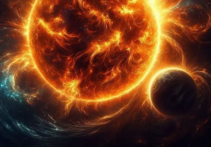 Picture 1 of Earth's sky flared up everywhere because of the record-breaking 'double explosion'