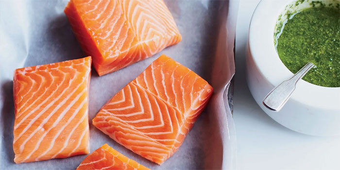 Picture 1 of Eating small amounts of salmon a day may reduce the risk of colon cancer