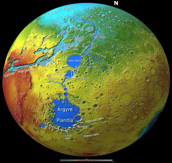 Picture 1 of European spacecraft discovers 'river of extraterrestrial life'