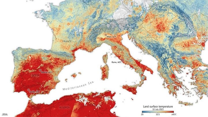Picture 3 of Europe's temperature is the fastest in the world