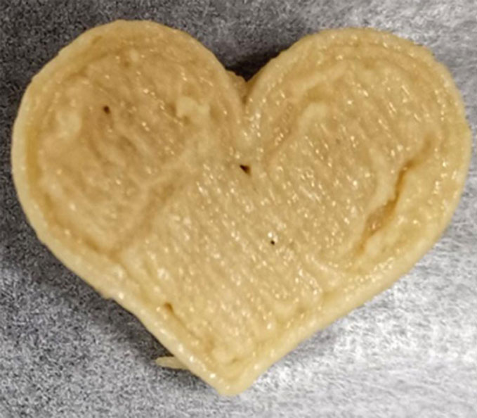 Picture 1 of Experts create 3D printed meat made from cocoa butter