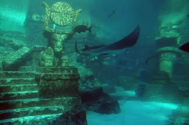 Explore the 'Atlantis of the East': The ancient city is located deep in the lake bed with many magnificent architectures Picture 3