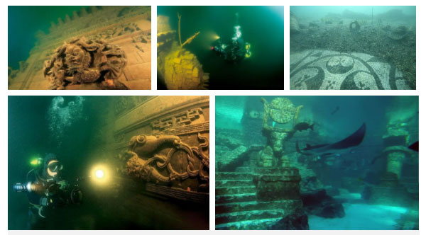 Explore the 'Atlantis of the East': The ancient city is located deep in the lake bed with many magnificent architectures Picture 4