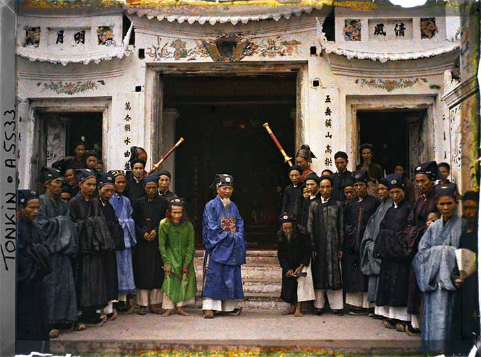 Picture 26 of Extremely valuable color photo of Ha Dong province in 1915