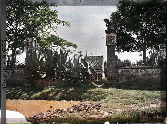Picture 37 of Extremely valuable color photo of Ha Dong province in 1915