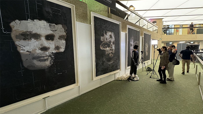 Picture 1 of First robot-created artwork sells for $1.32 million