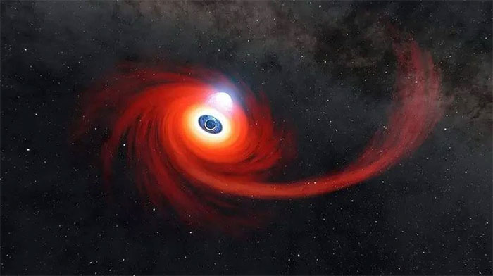 Picture 1 of For the first time, astronomers have measured the rotation speed of a black hole