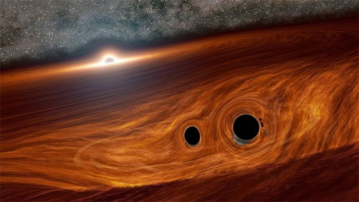For the first time, light can be detected from the collision between two black holes Picture 1