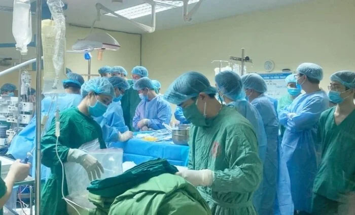 Picture 1 of For the first time, Vietnam successfully separated a human liver