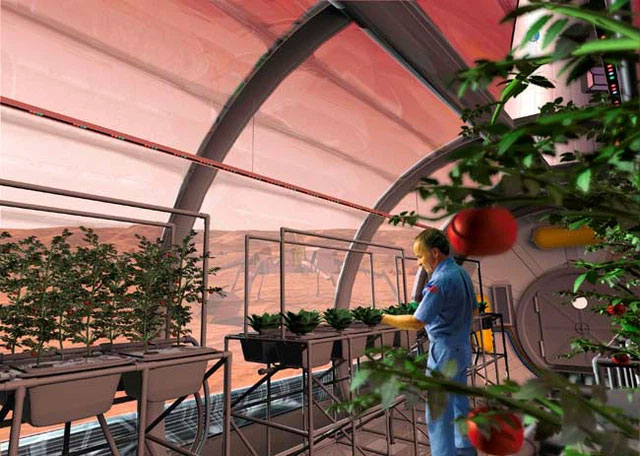 Picture 3 of Future 'Martians' will have to be vegan