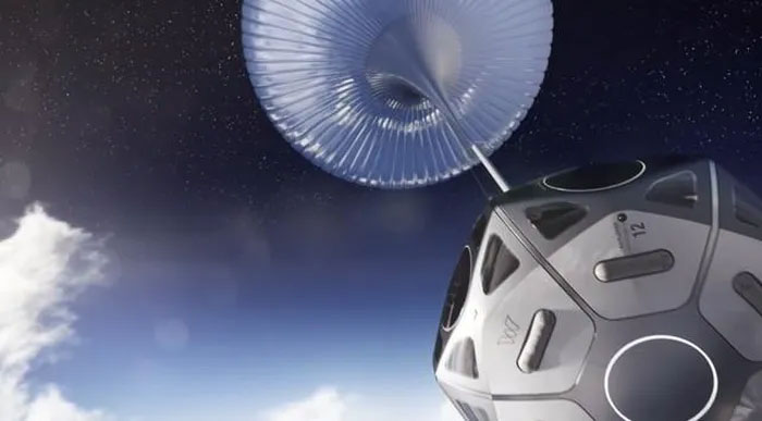 Picture 5 of Future travel: Fly in a giant hot air balloon in the stratosphere but the price is super expensive, $ 50,000 / ticket