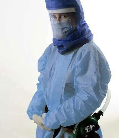 Picture 1 of 'Gas shield' protects medical staff treating Covid-19