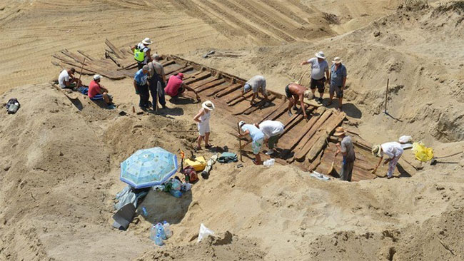Picture 1 of Ghost ship 'appears' in coal mine after 1,700 years missing
