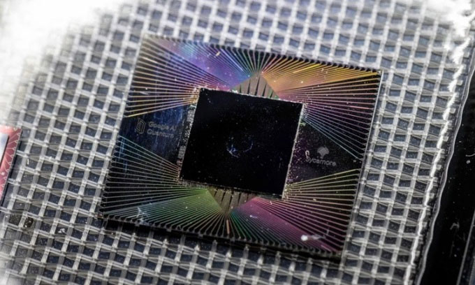Picture 1 of Google's quantum chip beats fastest supercomputer