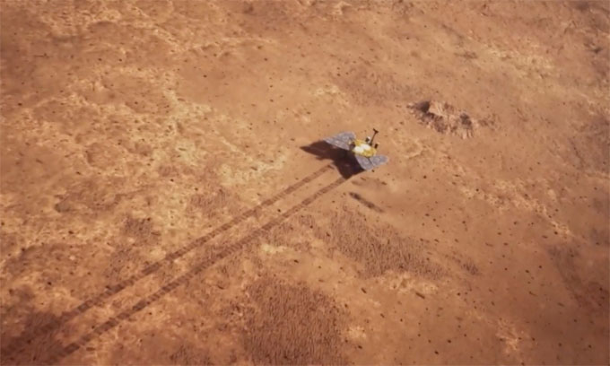 Picture 1 of How does the Chinese robot cope with the Martian winter?