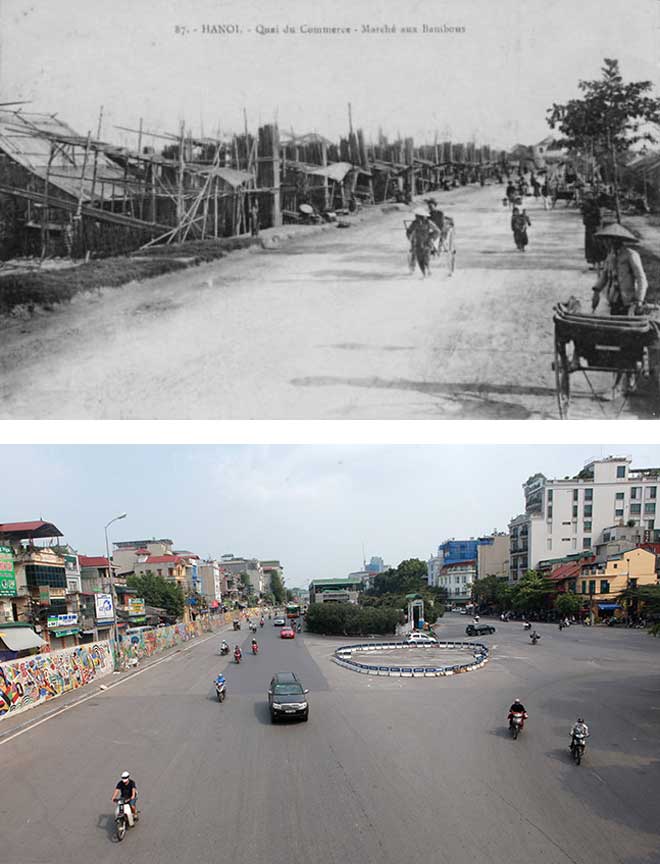 Picture 2 of How has Ben Nua, located at the foot of Long Bien Bridge, changed over the past century?