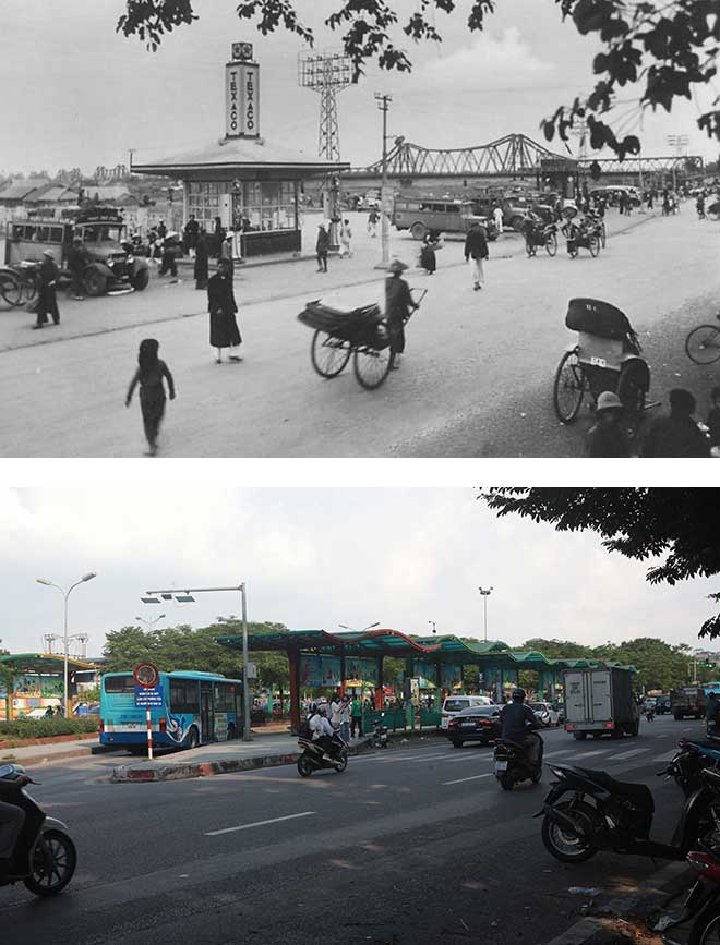 Picture 4 of How has Ben Nua, located at the foot of Long Bien Bridge, changed over the past century?