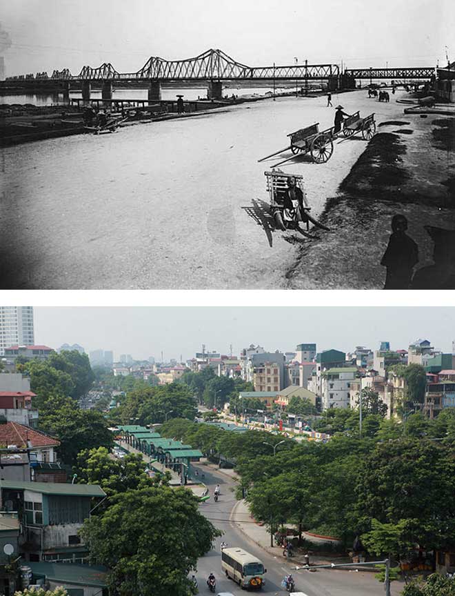Picture 5 of How has Ben Nua, located at the foot of Long Bien Bridge, changed over the past century?