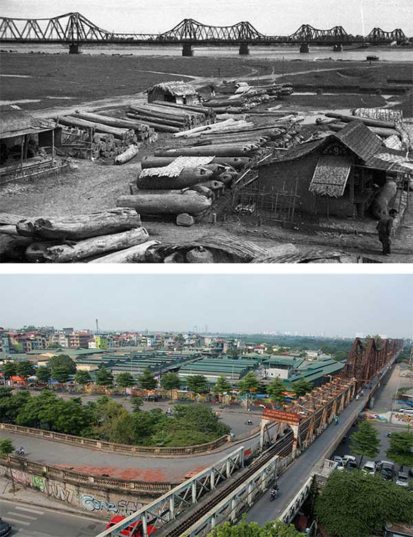 Picture 7 of How has Ben Nua, located at the foot of Long Bien Bridge, changed over the past century?