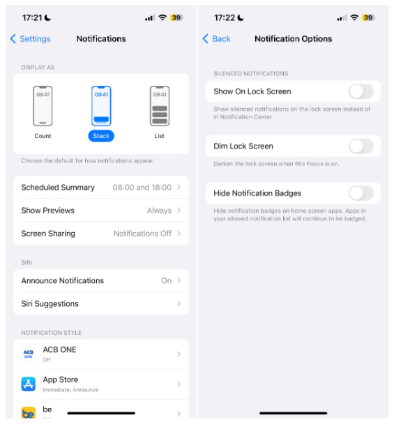 Picture 3 of How to reduce annoying notifications on iPhone
