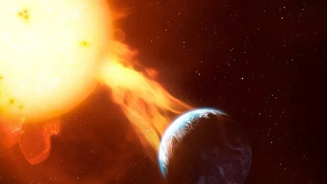 Picture 1 of Huge explosions can be seen during the total solar eclipse on April 8