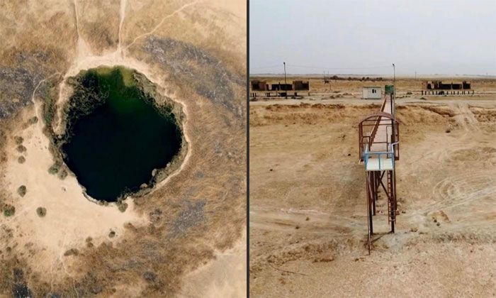 Picture 1 of Humans and climate change 'kill' Lake Sawa