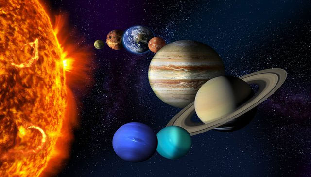 Picture 1 of If a planet capable of holding 1,321 Earths inside collided with the Sun, what would happen?