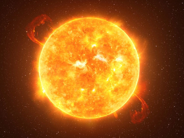 Picture 2 of If a planet capable of holding 1,321 Earths inside collided with the Sun, what would happen?