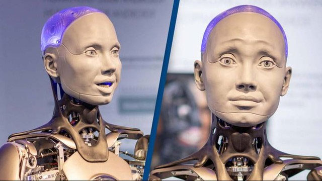 Picture 1 of 'Interrogation' of the world's most advanced AI robot: The answer made the whole auditorium dumbfounded!