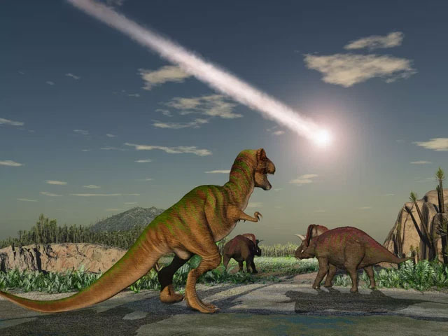 Picture 2 of Ironically, the Chicxulub meteorite that destroyed the dinosaurs fell to Earth in the spring